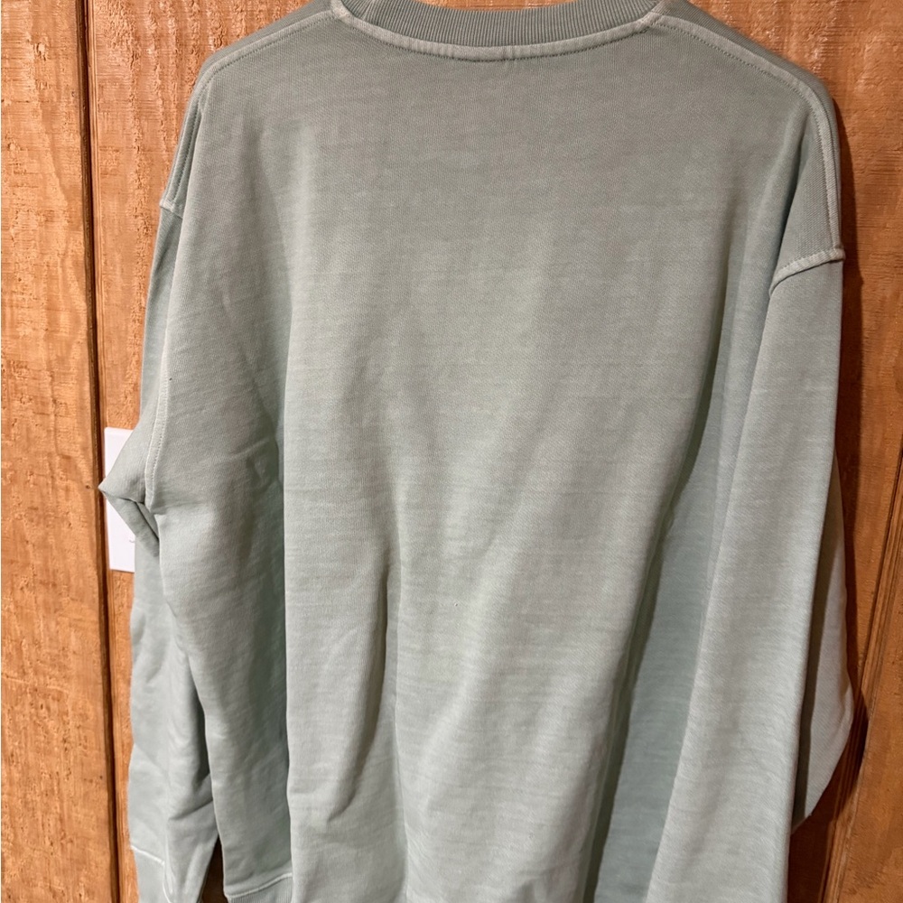 Zara Men's Sage Crewneck Sweater - Picture 5 of 6